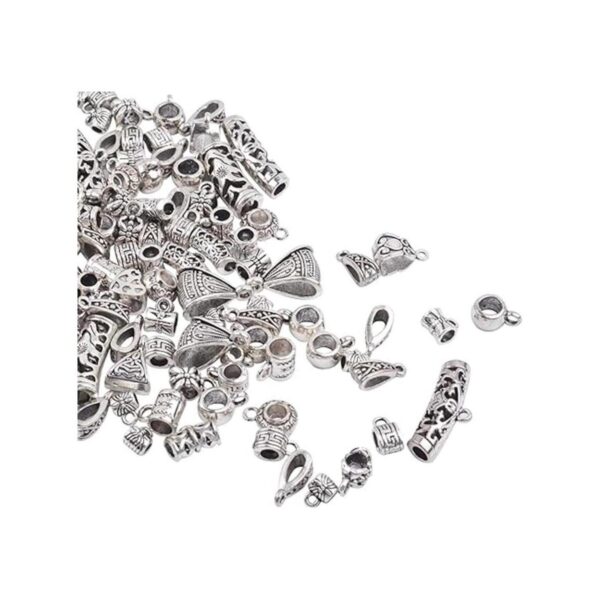 3.53 oz 110 130 piezas mixtos conectores de plata
