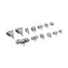 3.53 oz 110 130 piezas mixtos conectores de plata
