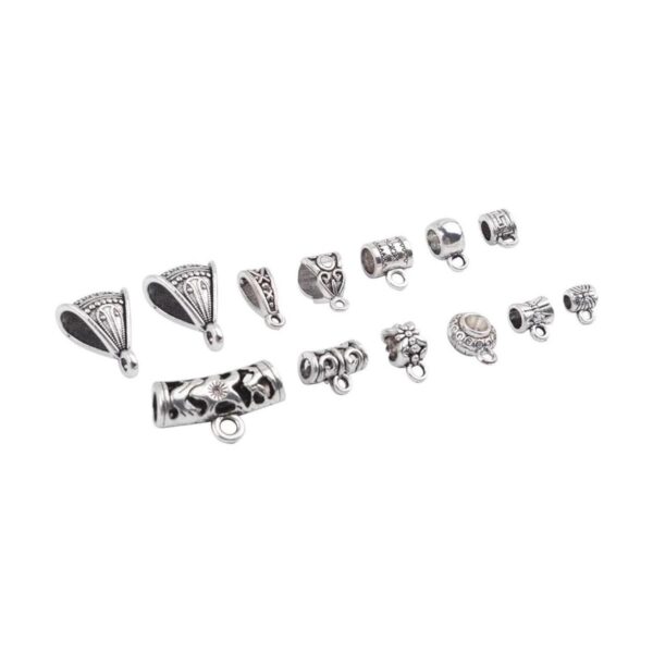 3.53 oz 110 130 piezas mixtos conectores de plata
