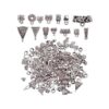 3.53 oz 110 130 piezas mixtos conectores de plata