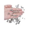 3.53 oz 110 130 piezas mixtos conectores de plata