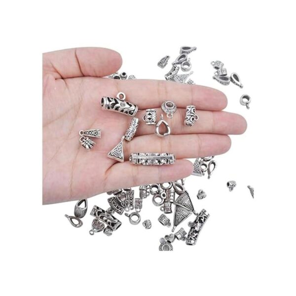 3.53 oz 110 130 piezas mixtos conectores de plata
