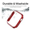 Miimall Funda compatible con Apple Watch de 1.77 pulgadas_4