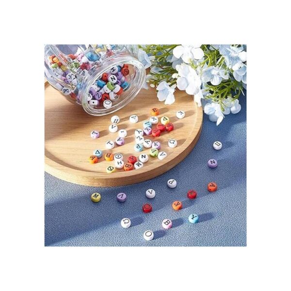 CHGCRAFT 400 pulseras elásticas de cuentas del alfabeto