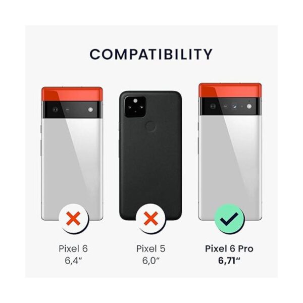 kwmobile Funda compatible con Google Pixel 6 Pro Funda_2