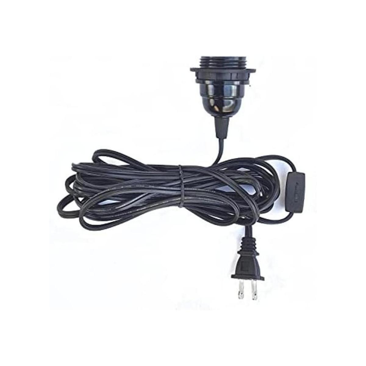 Happy Sales HSCORDB Cable colgante para farol 15.0 ft