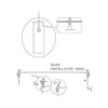 Happy Sales HSCORDB Cable colgante para farol 15.0 ft_3