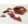 LMC Products Rompecabezas de madera hexagonal para niños_5