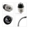 Longdex E27E27 Adaptador extensor flexible de rosca para_2