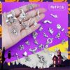 JIALEEY Dijes de esqueleto de calavera de Hallowmas