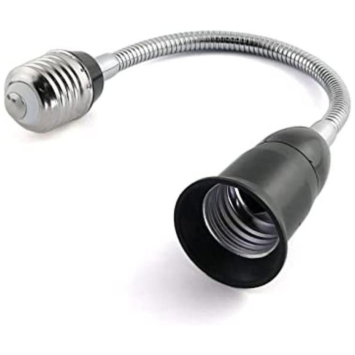 Longdex E27E27 Adaptador extensor flexible de rosca para