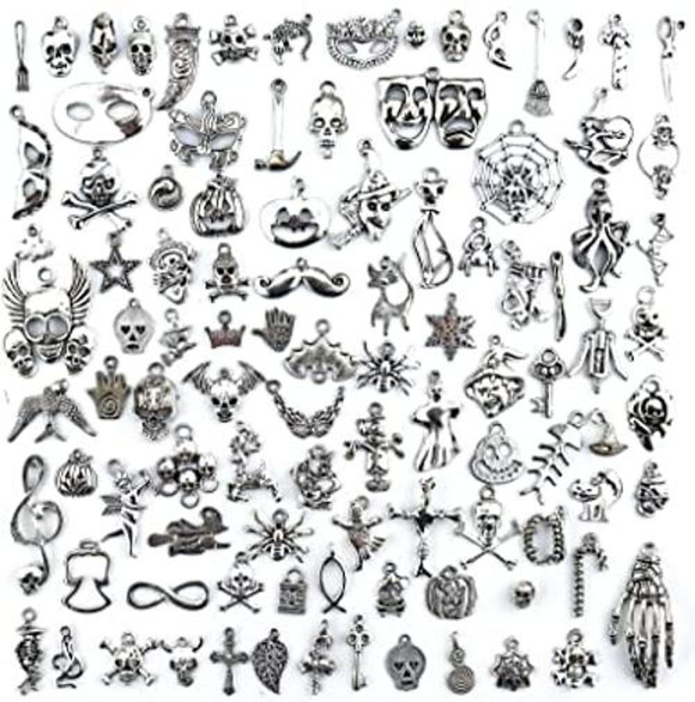 JIALEEY Dijes de esqueleto de calavera de Hallowmas
