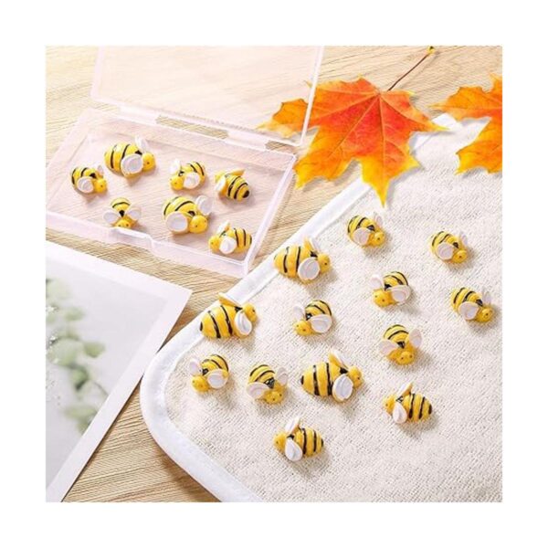 CCOZN 40 piezas de abejas de resina diminutas decoración