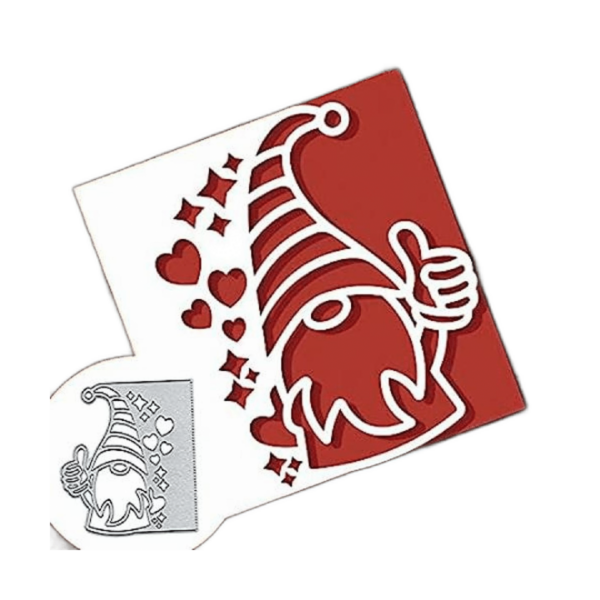 Troqueles de metal de Snata con diseño de corazón de_1