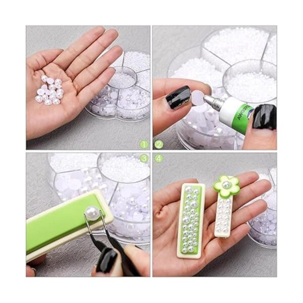 Media perla para manualidades perlas de uñas para arte de_2