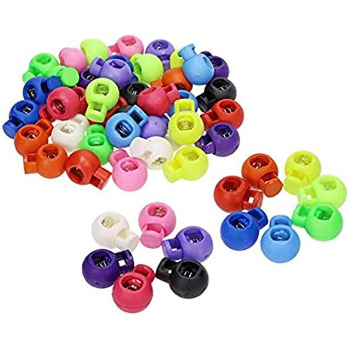 Shapenty 13 colores Sujetador de plástico para cordón