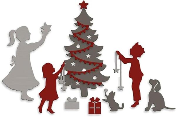 Juegos de árbol de Navidad troquelado de corte de metal
