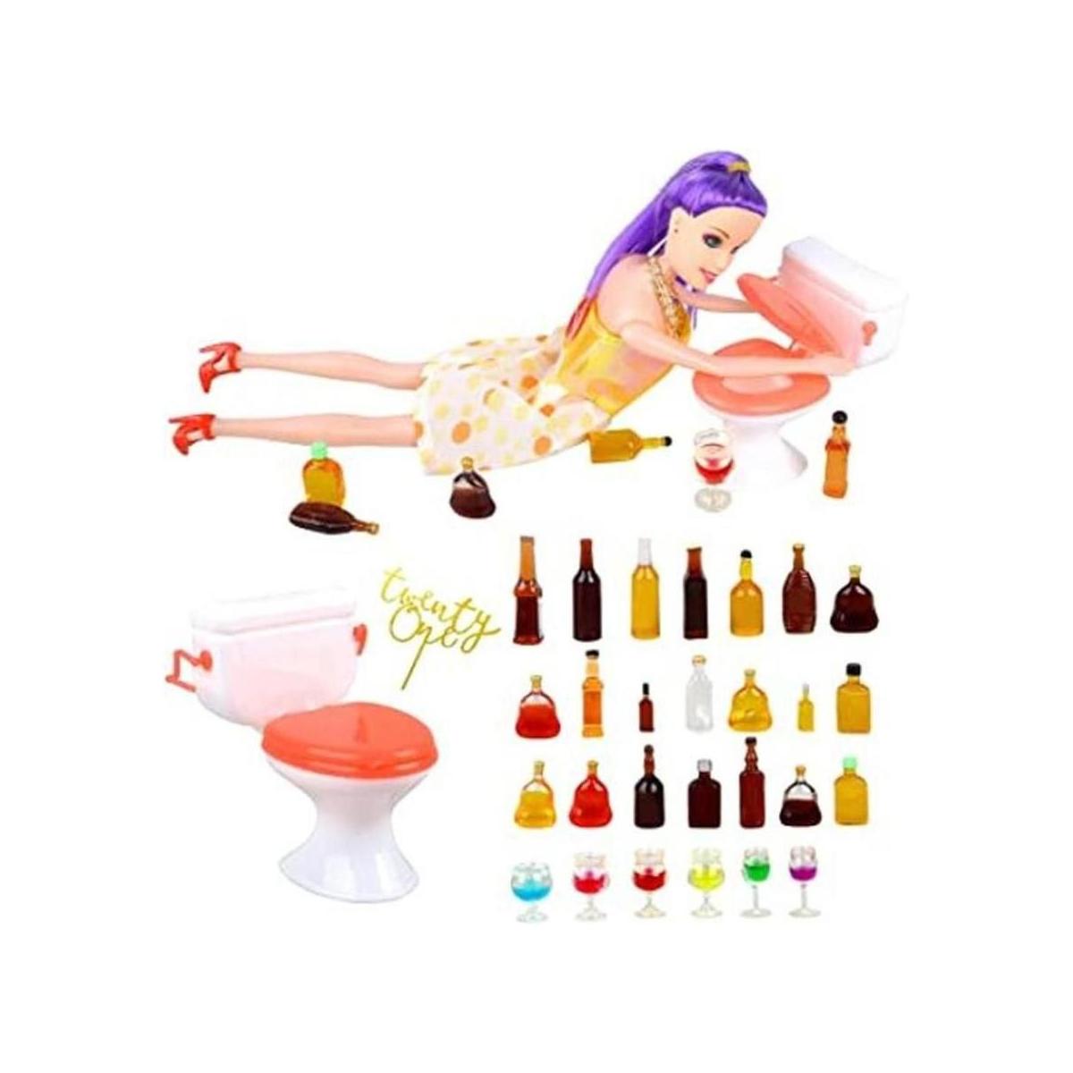 30 piezas de 21 estilos de mini botellas de vino con 6