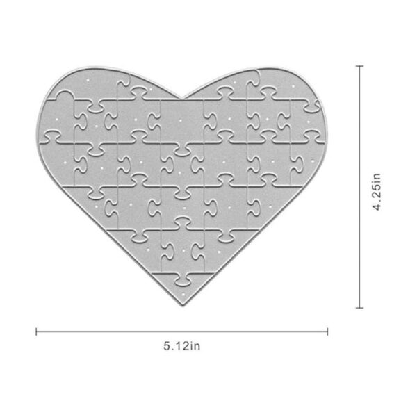 Troqueles de corte de rompecabezas de metal Amor_2