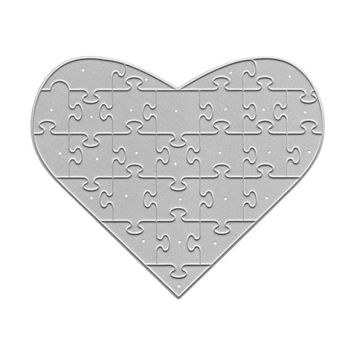 Troqueles de corte de rompecabezas de metal Amor