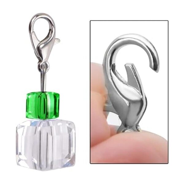 24 piezas de cristal transparente 12 colores cubo