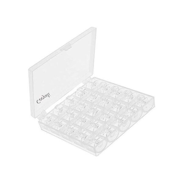 Ceeyali 25 bobinas de plástico transparente para máquina