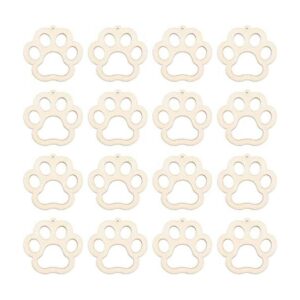 30 piezas mini pata de perro madera DIY manualidades_1