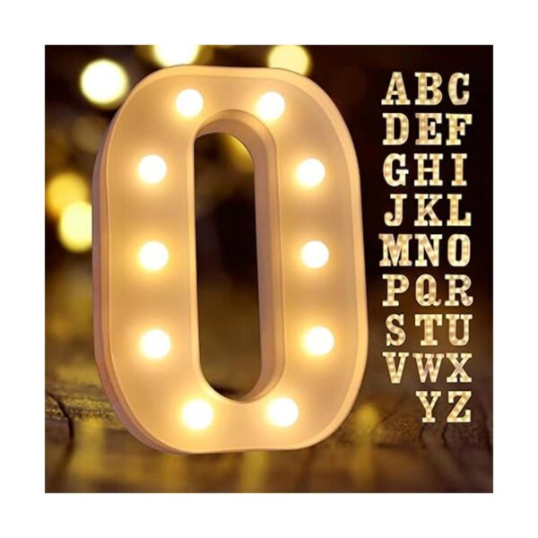 Letras iluminadas letras de carpa Laerjin con luces_2