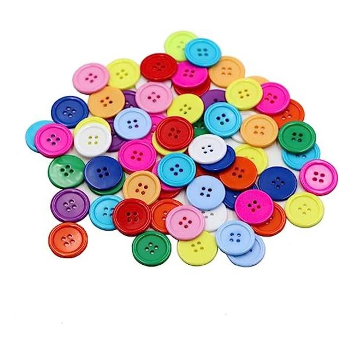 Mahaohao Botones de resina de 1 pulgada para coser parte
