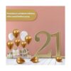 Sumind 100 globos metálicos de látex decorativos de 5