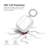 Aircawin Funda para Airpods 3 con purpurina transparente_4
