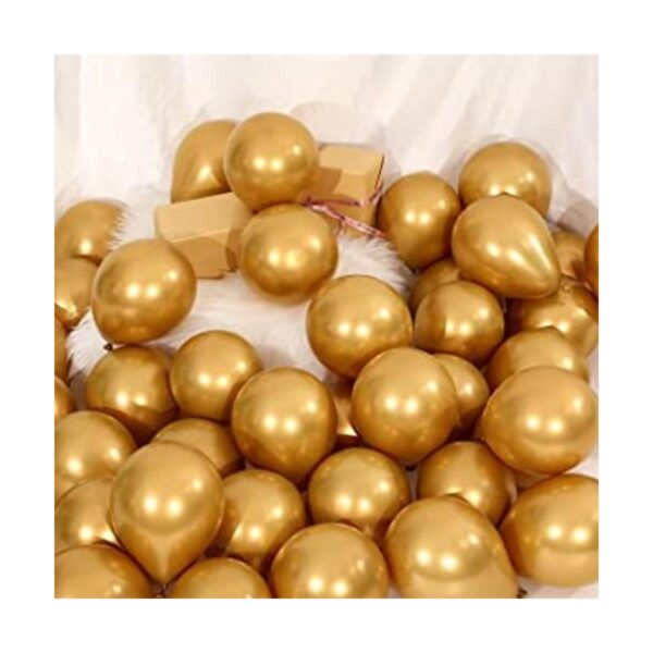 Sumind 100 globos metálicos de látex decorativos de 5