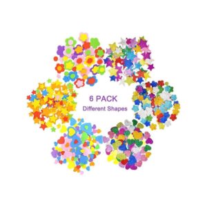 Paquete de 6 pegatinas autoadhesivas de espuma con_1