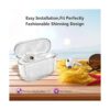 Aircawin Funda para Airpods 3 con purpurina transparente_2