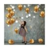 Sumind 100 globos metálicos de látex decorativos de 5