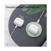 Aircawin Funda para Airpods 3 con purpurina transparente_5