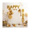 Sumind 100 globos metálicos de látex decorativos de 5