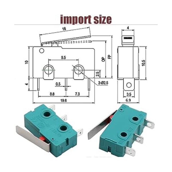 LRONG 10 unids KW43Z3 micro interruptor KW4 interruptor_2