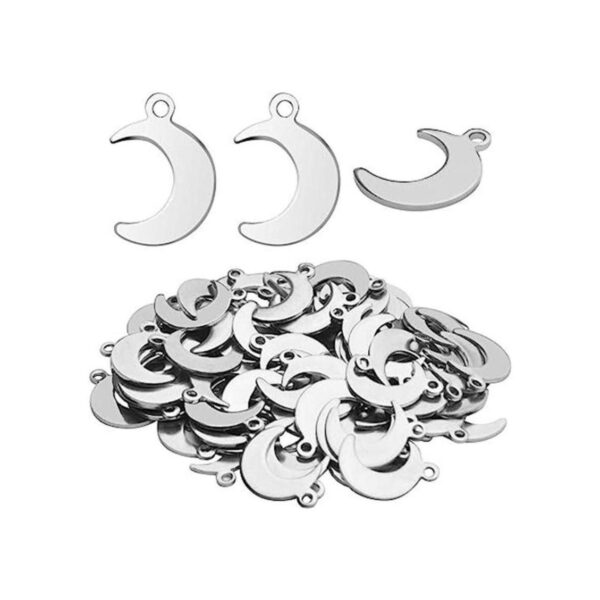 Accesorio para dijes de luna 100 colgantes de luna