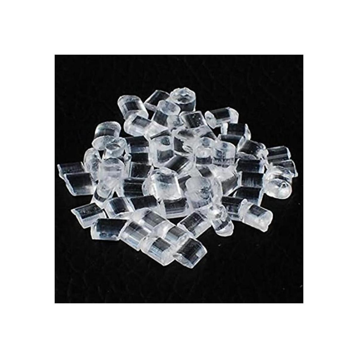 Cubitos de hielo cuadrados de acrílico transparente de