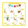 43 piezas de decoración para cupcakes de fiesta y pancarta_2