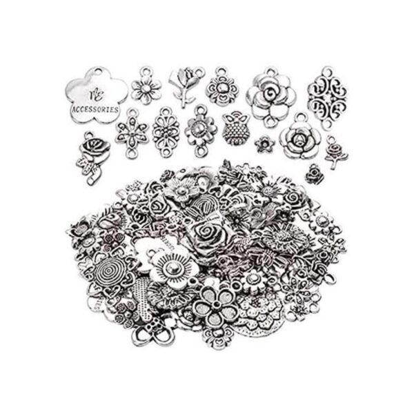 Craft Supplies Encantos de flores mixtas colgantes