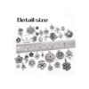 Craft Supplies Encantos de flores mixtas colgantes