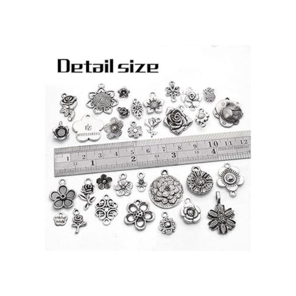 Craft Supplies Encantos de flores mixtas colgantes