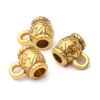 Cuentas de oro antiguas 200 piezas de pendientes con