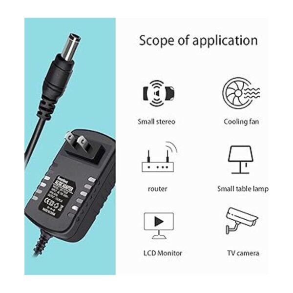 Snsnlent Adaptador de corriente alterna de 15 V 2 A_6