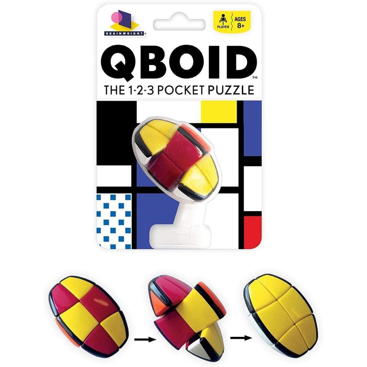 Brainwright QBOID El rompecabezas de 123 bolsillos para