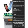 TITACUTE Adaptador de auriculares USB tipo C a conector de_6