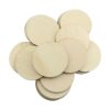 Wood Slices 50PCS Unfinished Rustic Round Wood Cutouts for_3