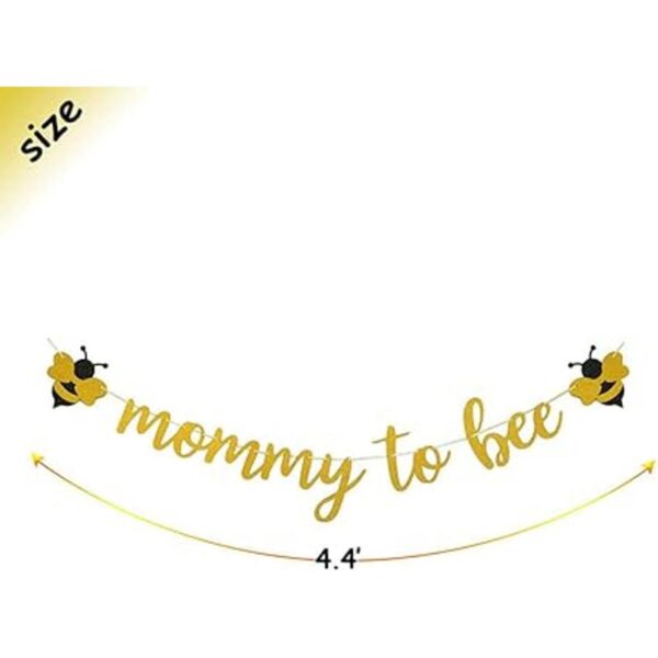 Morndew Bandera de mamá a abeja para fiesta temática de_2